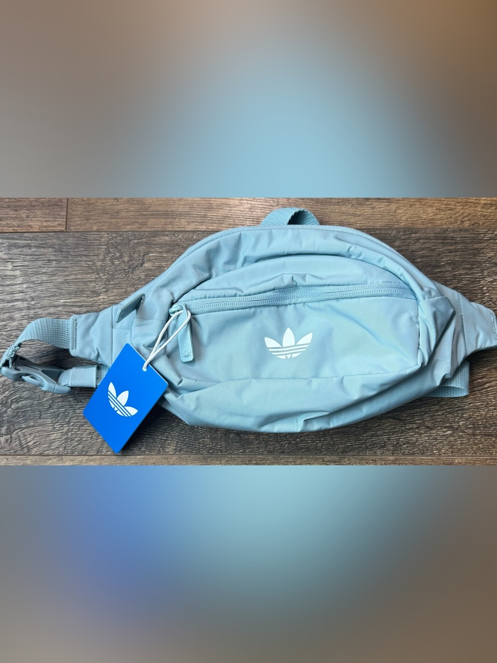 Adidas Originals Trefoil Belt Bag Ash Grey Crossbody Fanny Pack NWT